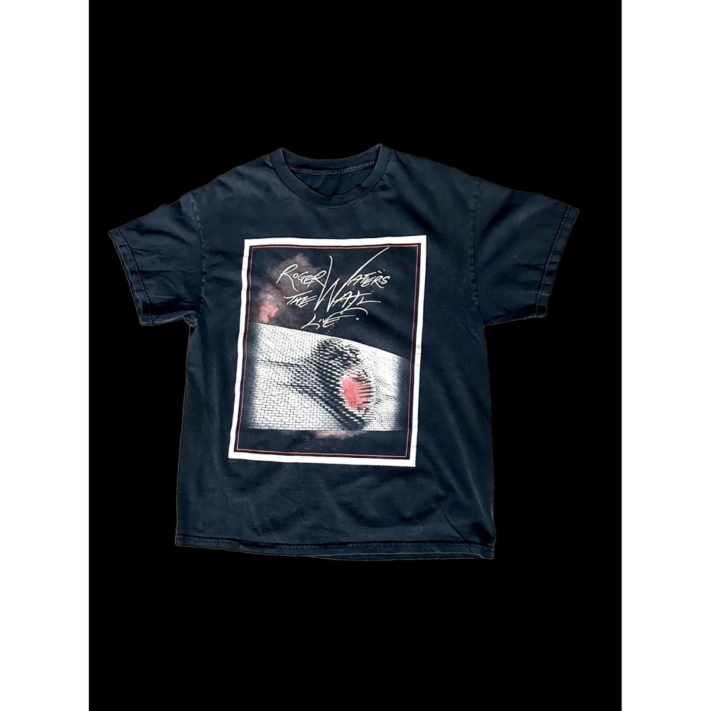 2010 Tour Roger Waters The Wall Live Tour Concert T Shirt‎ Medium Black